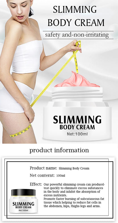 100ml Caffeine Fat Burning Cream Anti-cellulite Full Body Slim Weight Reduce Cream Cream Leg Waist Massag Effective Body Los