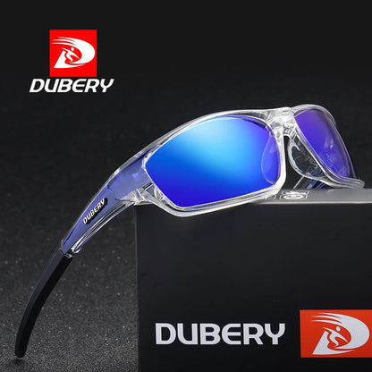 DUBERY® Brand Design Men's Glasses Polarized Black Driver Sunglasses UV400 Shades Retro Fashion Sun Glass For Men Model 620