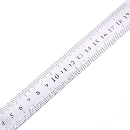 1PCS 20cm 8 Inch Straight Ruler Precision Stainless Steel Metal Ruler Double-sided Learning Office Stationery