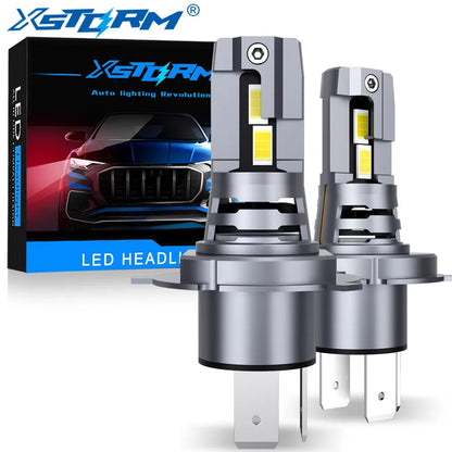 H4 LED Headlight Bulbs Canbus 9003 HB2 High Low Beam 20000LM Super Bright Car Lights 24 CSP Turbo Led Diode Lamps 12V