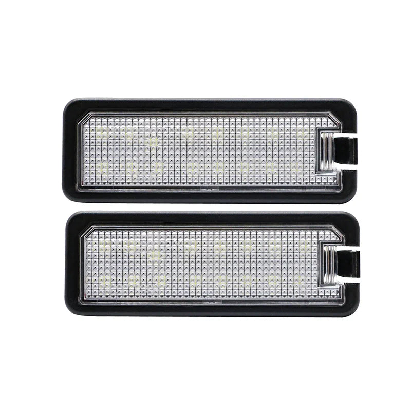 For VW GTi Golf 4 5 6 7 MK4 MK5 MK6 MK7 Passat B7 CC EOS Scirocco Beetle 2PCS LED Number License Plate Lights With Canbus WHITE