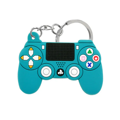 1PCS PVC new style Game Machine Keychain & Keyring Cute Gamepad Joystick Key Chain Keychains Bag Car Hanging fit men boy keys 7060-15