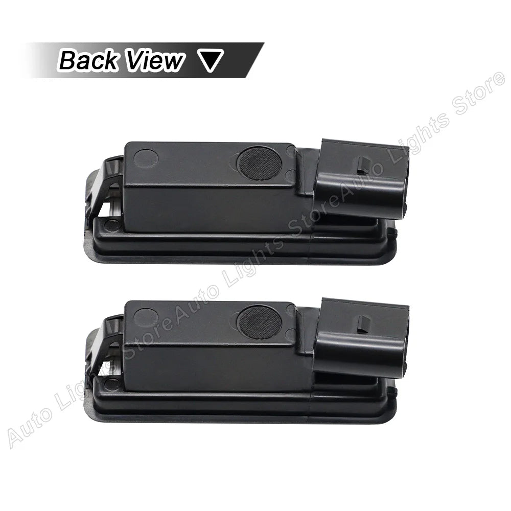 For VW GTi Golf 4 5 6 7 MK4 MK5 MK6 MK7 Passat B7 CC EOS Scirocco Beetle 2PCS LED Number License Plate Lights With Canbus