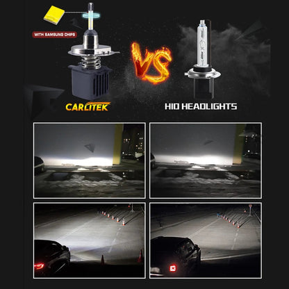 H7 Led H1 H4 Headlight Bulbs H8 H9 H11 Fog Light 9006 HB4 9005 HB3 Car Lamps With 360 Samsung CSP 200000LM Auto Tuning Turbo 12V