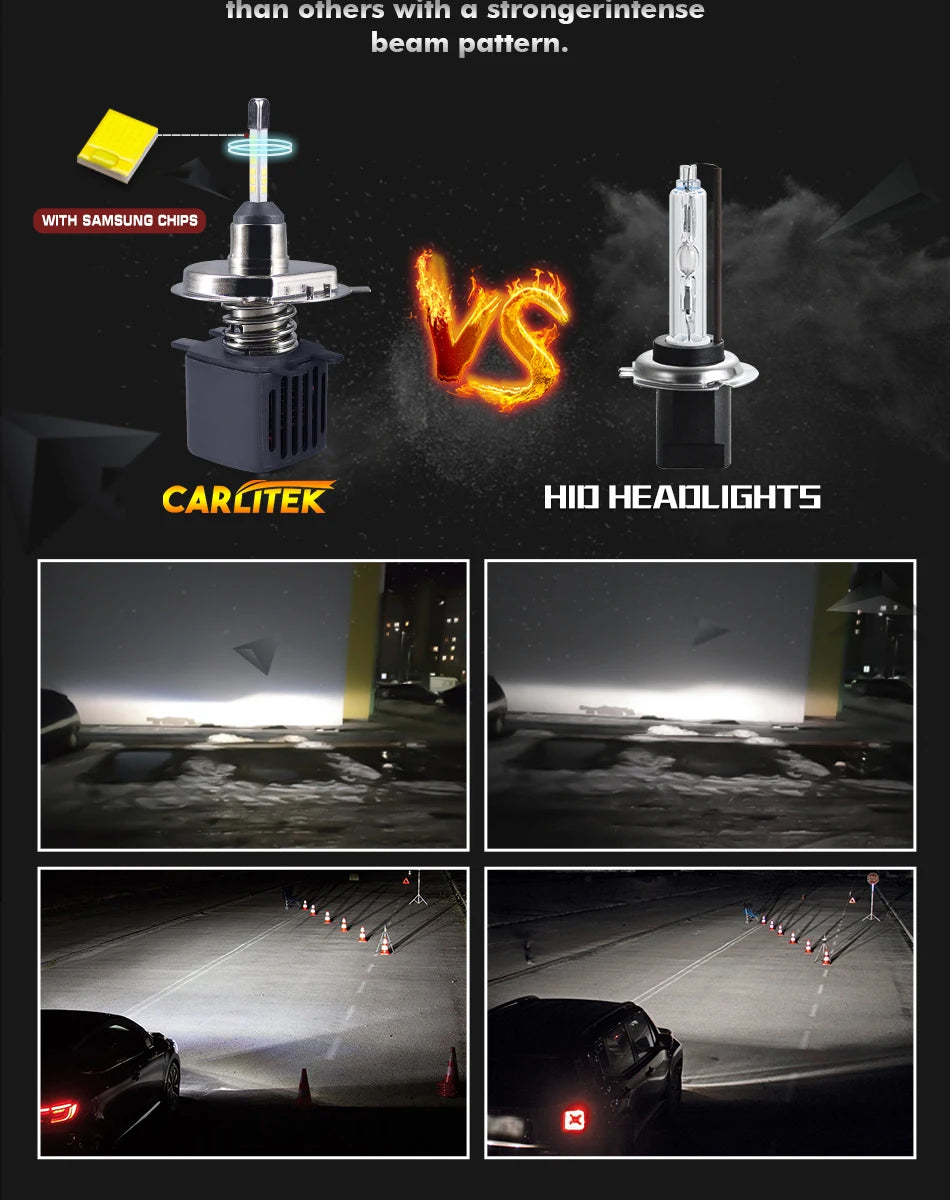 H7 Led H1 H4 Headlight Bulbs H8 H9 H11 Fog Light 9006 HB4 9005 HB3 Car Lamps With 360 Samsung CSP 200000LM Auto Tuning Turbo 12V