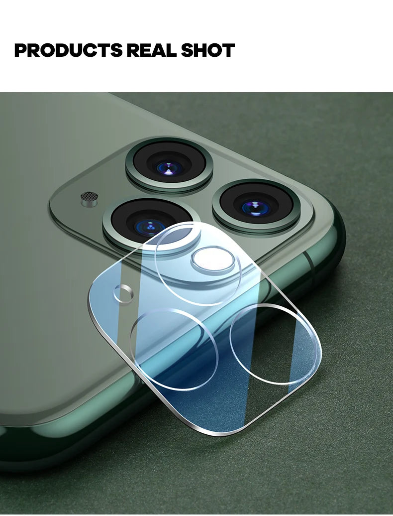 Lens Protector For iPhone 11 Pro Max Camera Protectors Anti-Scratch Full Coverage Diamond Lens Film High Definition