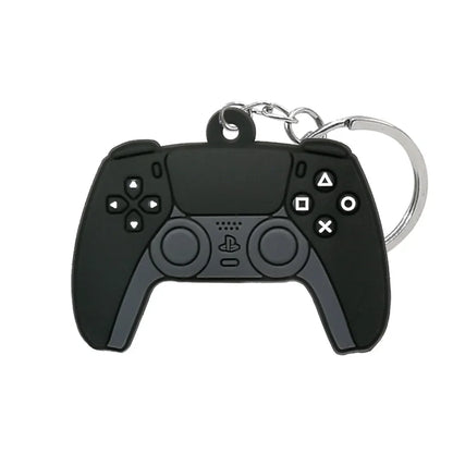 1PCS PVC new style Game Machine Keychain & Keyring Cute Gamepad Joystick Key Chain Keychains Bag Car Hanging fit men boy keys 7060-35