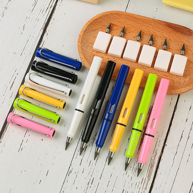 Unlimited Writing Pencil Set No Ink Erasable Pen New Technology Magic Pencils for Art Sketch Painting Tool Kids Gift