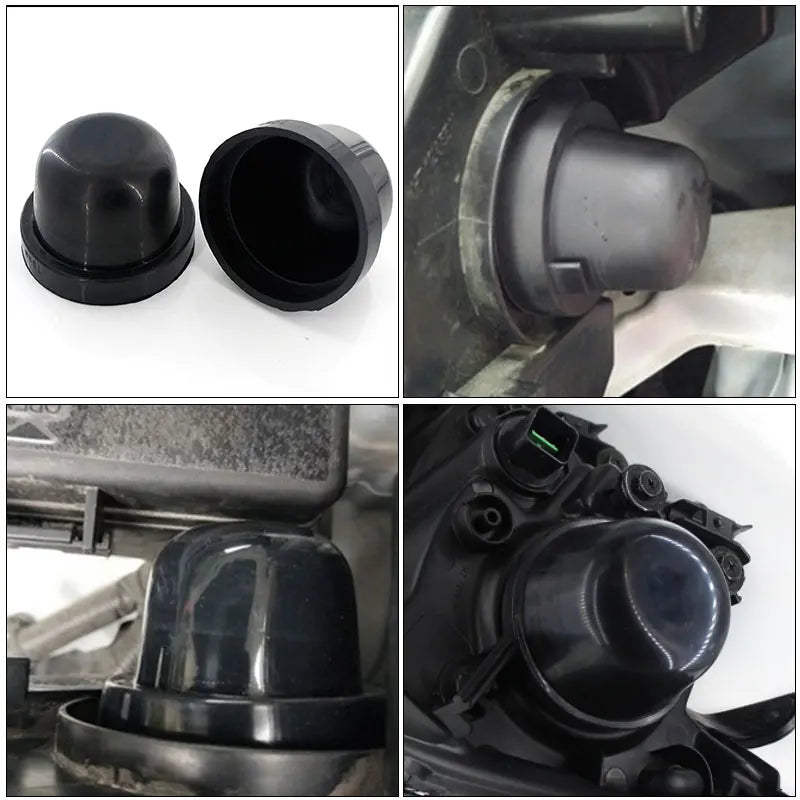 1PCS Car LED Headlight Dust Cover HID Headlight Rubber Seal Cap Cover led Headlamp H4 H1 H7 D2H H11 H8 HB3 Car Styling