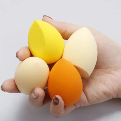 4pcs/bag Fashion Make up Blender Cosmetic Puff Makeup Sponge Foundation Powder Sponge Beauty Tool Makeup Tool Accessories