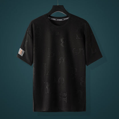 HIP HOP Sports T Shirt Streetwear Mens T-shirts Casual Summer Short Sleeves Black Khaki Tshirt Tees Oversize 12306 1
