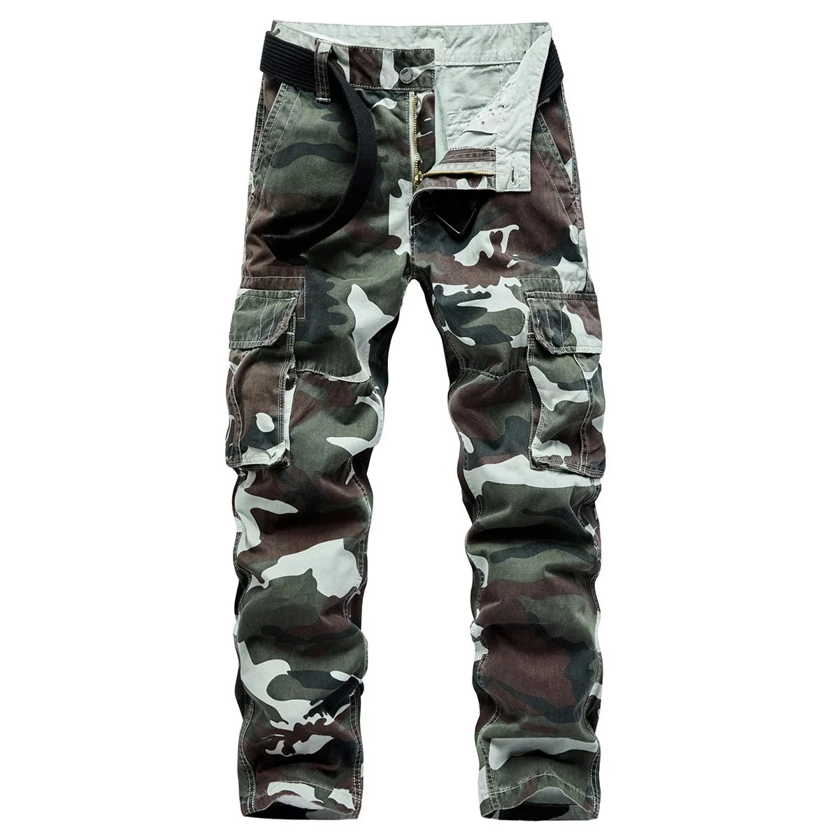HIP HOP Streetwear Sport Spring Autumn Rock Camouflage Men'S Pocket Military Pants Fashions Casual Trouser 3716 1