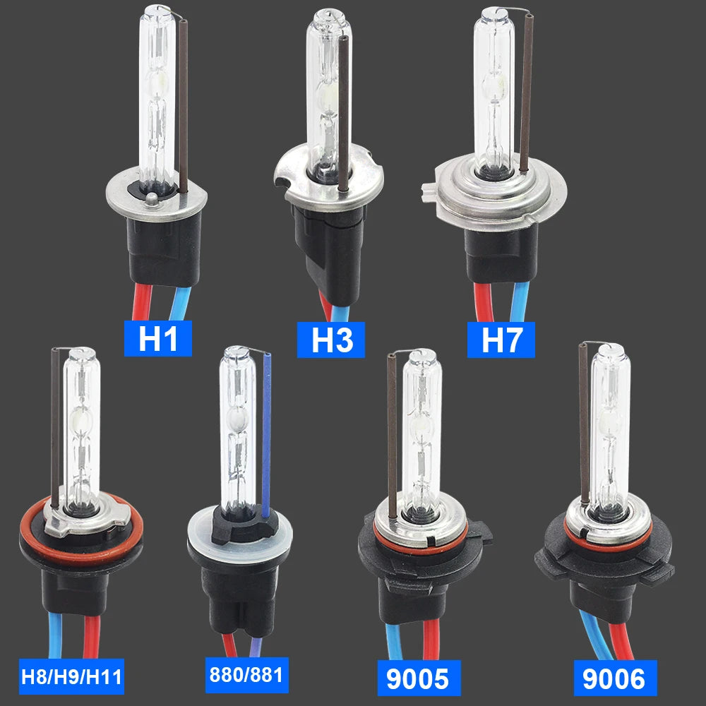 H1 H3 H7 H8 H9 H11 9005 HB3 9006 HB4 880 881 9012 HIR2 55W HID AC Xenon Bulb 12V Car headlight Fog Lamp 3000K 4300K 6000K 8000K