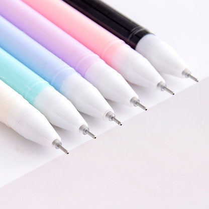 6PCS/set Kawaii Cat Gel Pen 0.38mm Creative Cute Neutral Ink Pen Children Gift School Office Writing Supplies Stationery