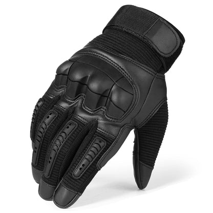 Touchscreen PU Leather Motorcycle Gloves