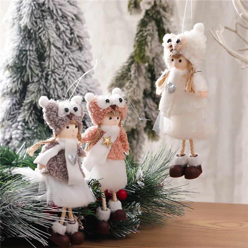 Happy New Year Gifts Christmas Angel Doll Navidad Xmas Tree Ornaments Christmas Decorations for Home Noel Natal Decor