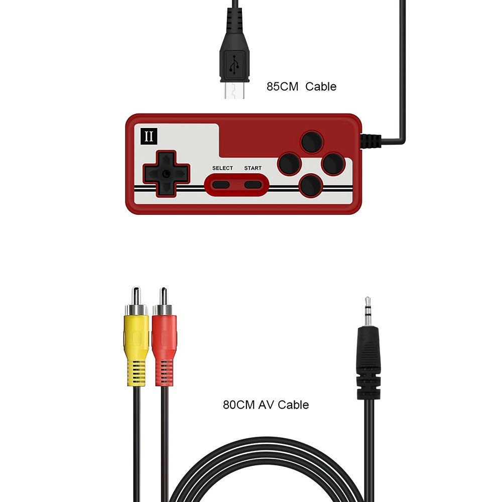 Retro Handheld Game Player With Bag Protection Video Game Console TV AV Out Mini Portable 8 Bit Game Console for Kids Gift