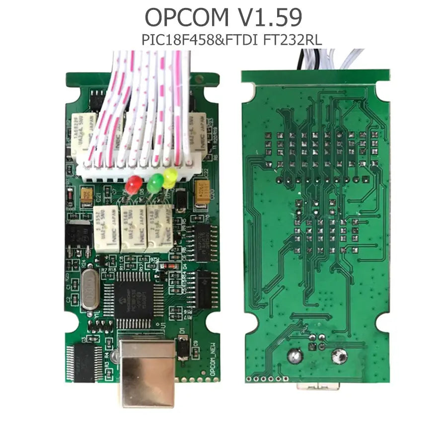 Firmware OPCOM V1.99/1.95/1.78/1.70/1.65 OBD2 for CAN-BUS Code Reader For Opel OP COM OP-COM Diagnostic PIC18F458 FTDI Chip