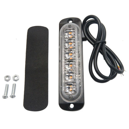 Universal Emergency Strobe Led Light 12/24V Memory Function Led Warning Side Marker Blinking Amber Light Bar Police Flash Light