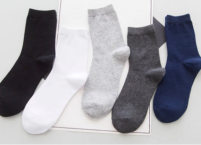 HSS Brand Men's Cotton Socks New Style Black Business Men Socks Soft Breathable Summer Winter for Male Socks Plus Size (6.5-14)