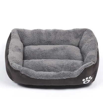 Very Soft Big Dog Bed Puppy Pet Cozy Kennel Mat Basket Sofa Cat House Pillow Lounger Cushion For Small Medium Large Dogs Beds Coffee