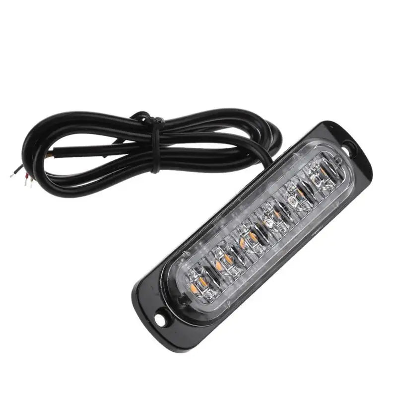 Universal Emergency Strobe Led Light 12/24V Memory Function Led Warning Side Marker Blinking Amber Light Bar Police Flash Light