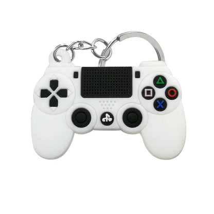 1PCS PVC new style Game Machine Keychain & Keyring Cute Gamepad Joystick Key Chain Keychains Bag Car Hanging fit men boy keys 7060-09