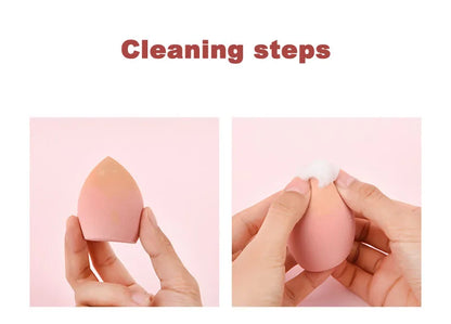 4pcs/bag Fashion Make up Blender Cosmetic Puff Makeup Sponge Foundation Powder Sponge Beauty Tool Makeup Tool Accessories