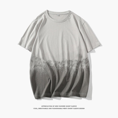 Hip Hop Loose Mens Streetwear T-shirts Casual Classic Summer Short Sleeves Black White Tshirt Tees Plus Oversize 886 3