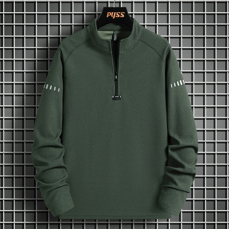 Hoodies Sweatshirt Mens Black Hip Hop Punk Pullover Streetwear Casual Fashion Clothes K08 Green