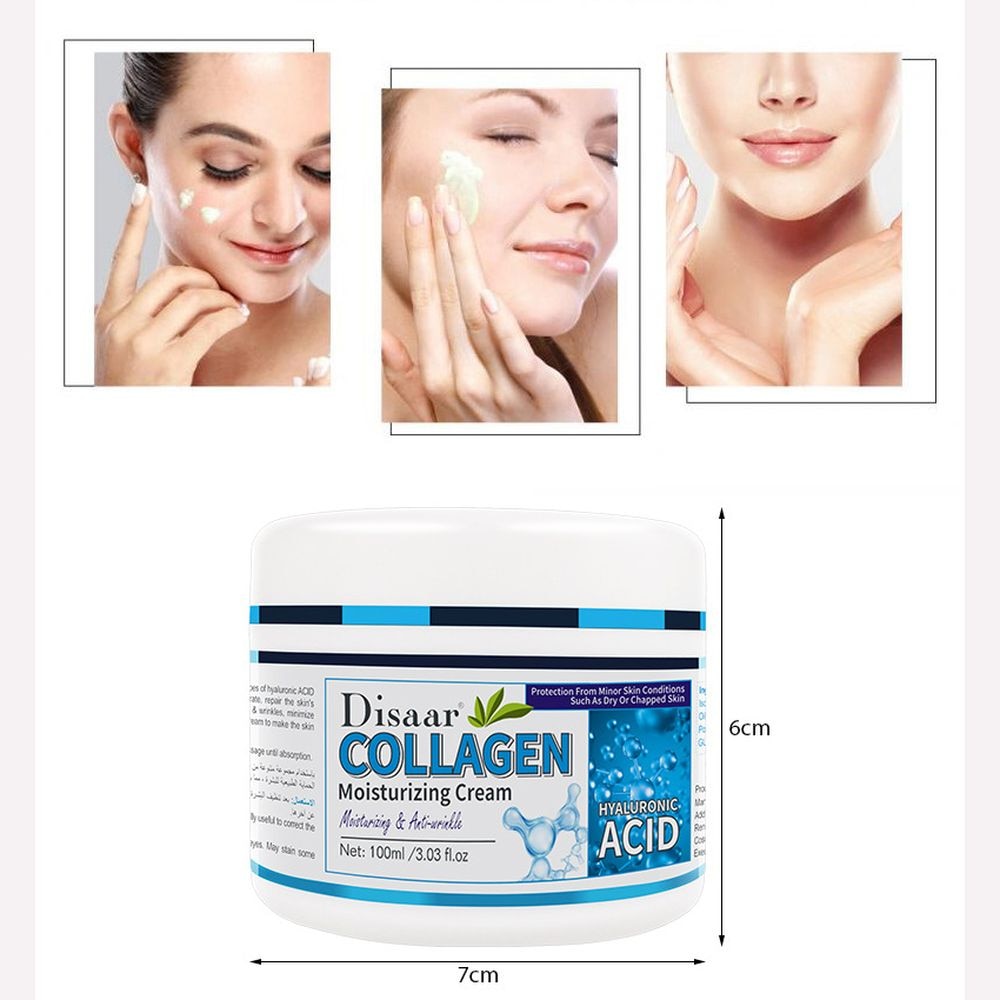 Hyaluronic Acid&Collagen Face Body Cream Whitening Deep Moisturizing Skin Without Greasy Anti-dry Body Lotion Skin Care