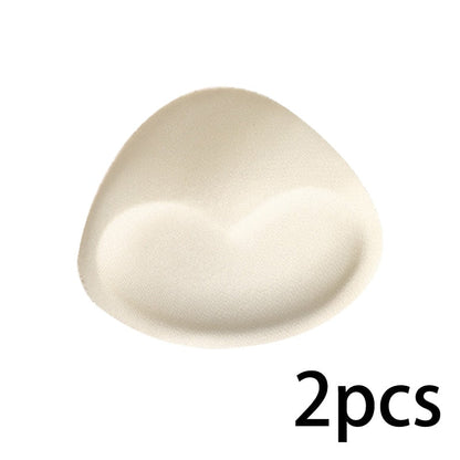 Invisible Heart Padding Magic Bra Insert Pads Push Up Silicone Self Adhesive Breast Enhancer Women Intimates Breast Lift Nipple style2 1 pair One Size-4