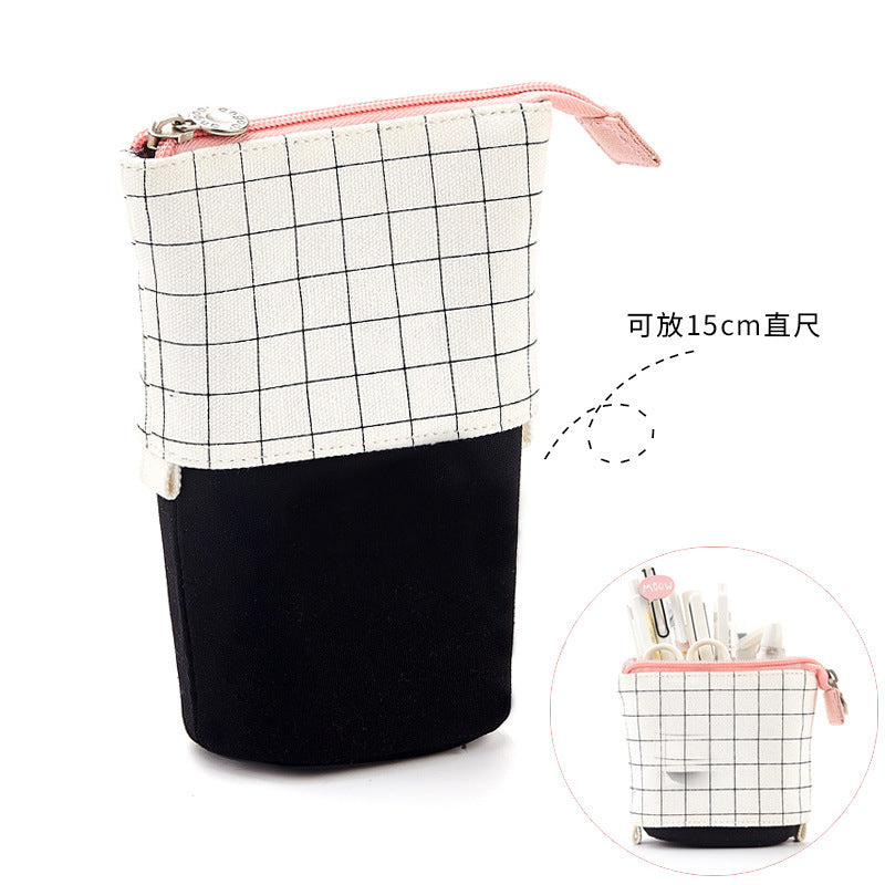 Kawaii Cat Bear Sheep Pencil Bag Pen Case Flexible Big Capacity Fabric Quality Pencil Box Kids Gift School Supplies Stationery