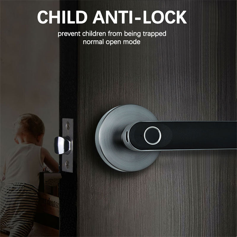 Kingku Smart Biometric Door Handle Lock