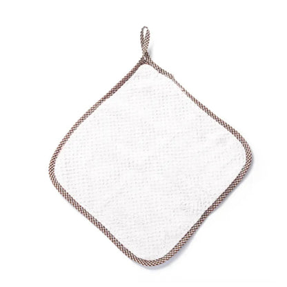 Kitchen Daily Dish Towel Dishcloth Rag Utensils for Kitchen Cleaning Products for Home Absorbent Scouring Pad White