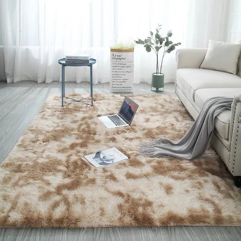 Living Room Carpets Fluffy Bedroom Carpets Bay Window Carpets Thickened Floor Mats Home Improvement Soft Velvet Mats