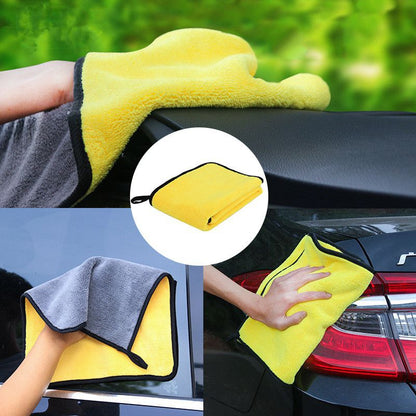 Microfiber Auto Wash Towel Car Cleaning Drying Cloth Hemming Car Care Cloth Detailing Car Wash Towel 30x30/40/60CM New A