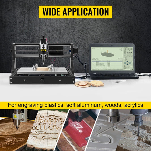 Mini CNC Laser Engraving Machine with Offline Controller and GRBL Control for Wood, PCB, and Milling