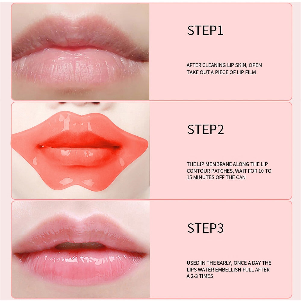 Moisturizng Skin Lip Care Mask Fade Lip Lines Improve Dry Repair Cracks Lip Patches Nourishing Brighten Colours Lip Masks