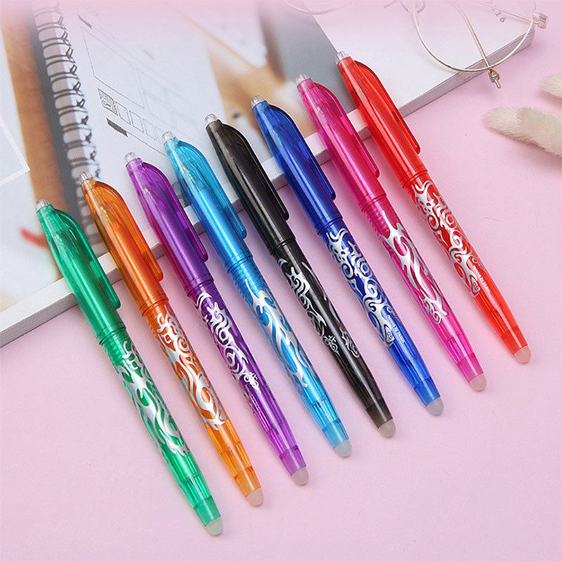 Multi-color Erasable Gel Pen 0.5mm Refill Rod Kawaii Pens Student Writing Creative Drawing Tools Office School Supply Stationery