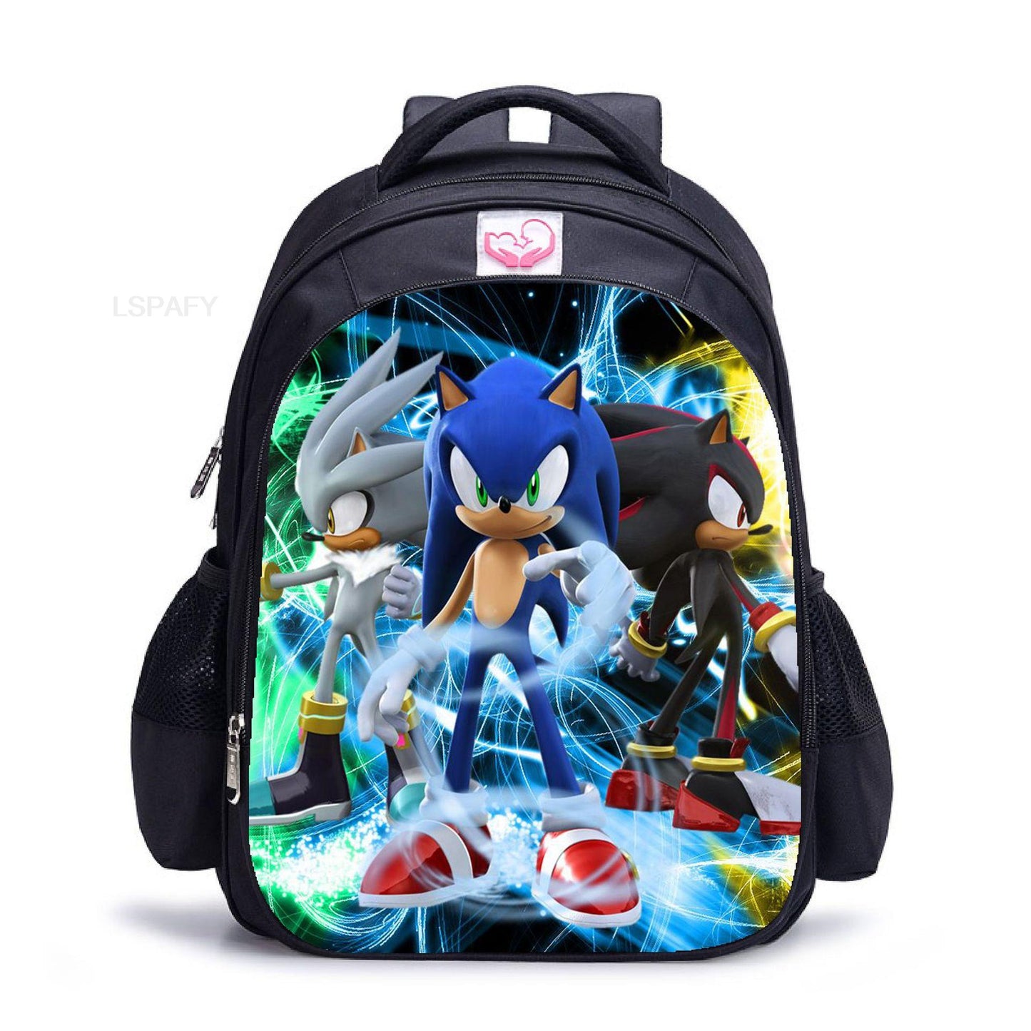 New Sonic Racing Backpack Cartoon Backpacks Kids Bag Waterproof Bag Daily Children's Backpack For Girls And Boys 06