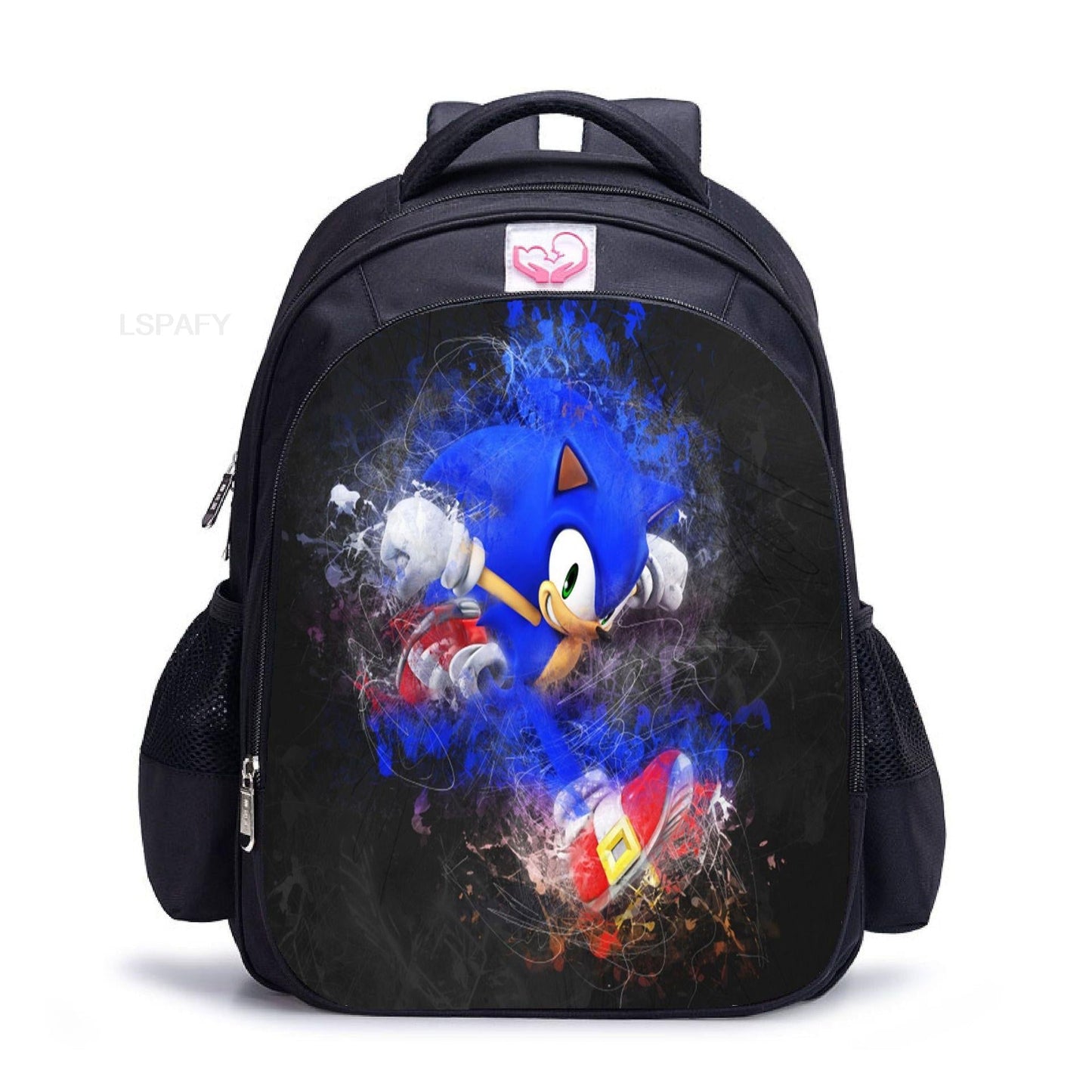 New Sonic Racing Backpack Cartoon Backpacks Kids Bag Waterproof Bag Daily Children's Backpack For Girls And Boys 22