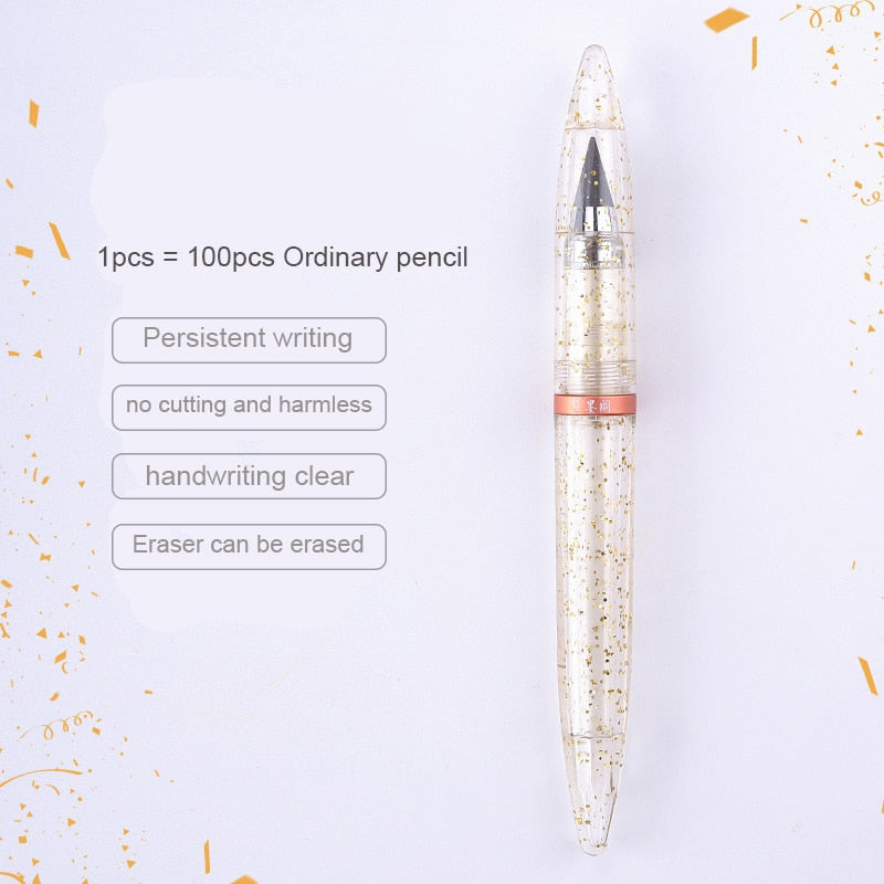 New Technology Unlimited Writing Pencils No Ink Pen Magic Pens for Art Sketch Painting Tool Kids Novelty Gifts gold