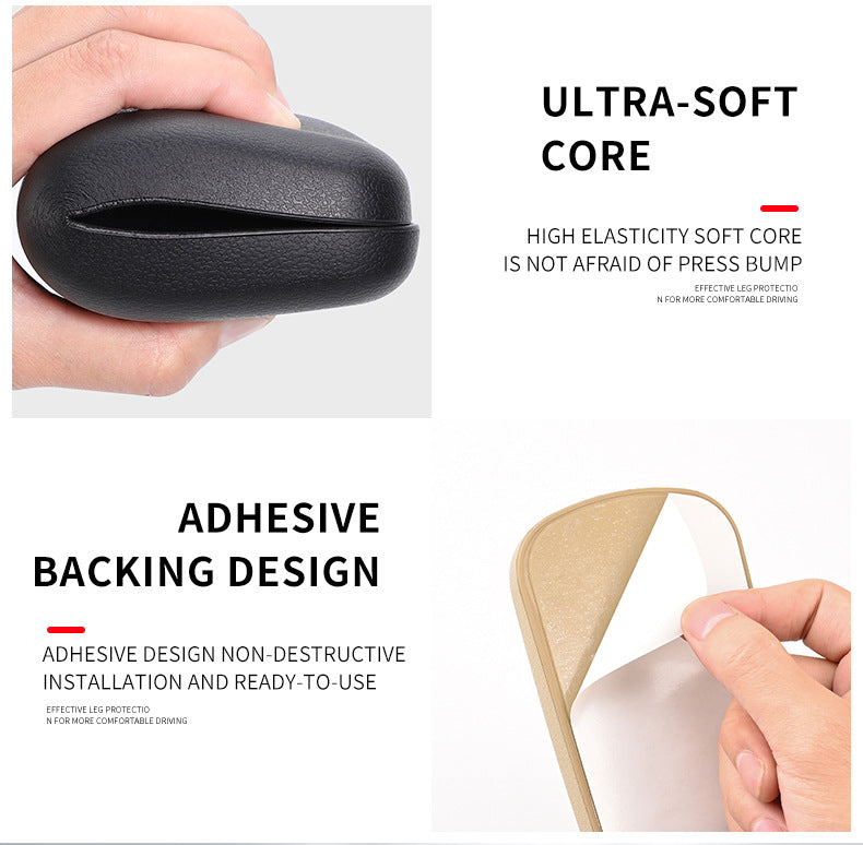 2pcs Car Knee Pads Leg Pads Car Leg Rests Knee Pads Car Door Control Leg Pads Universal Foot Pads Auto Interior Pillow Armrest