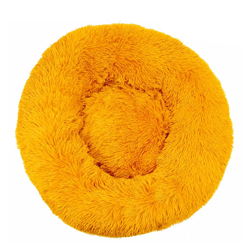 Pet Dog Bed Comfortable Donut Cuddler Round Dog Kennel Ultra Soft Washable Dog and Cat Cushion Bed Winter Warm Sofa hot sell R