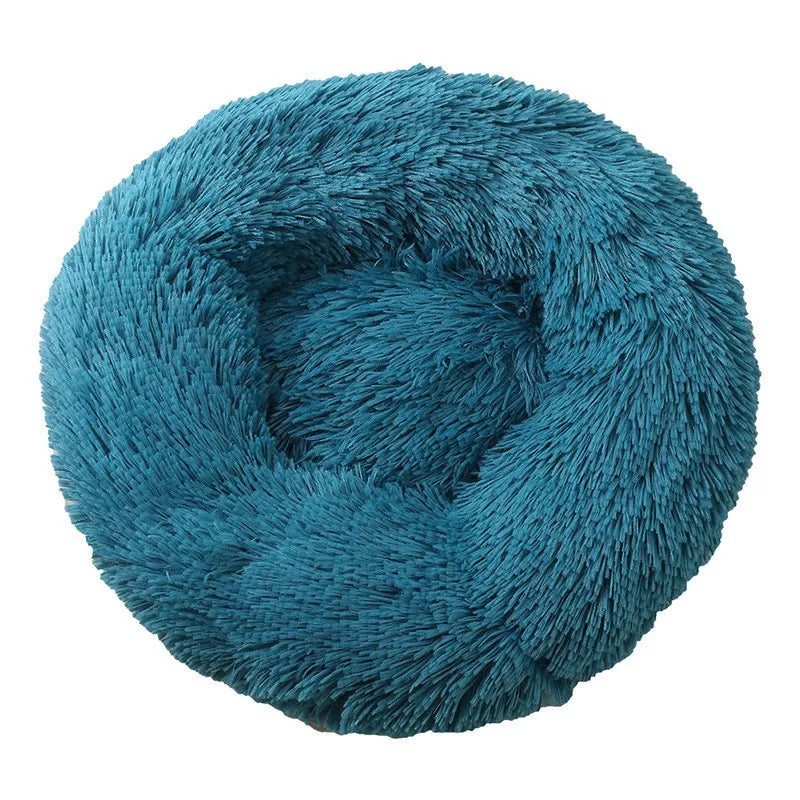 Pet Dog Bed Comfortable Donut Cuddler Round Dog Kennel Ultra Soft Washable Dog and Cat Cushion Bed Winter Warm Sofa hot sell P