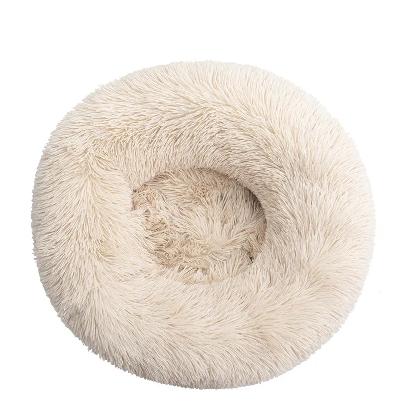 Pet Dog Bed Comfortable Donut Cuddler Round Dog Kennel Ultra Soft Washable Dog and Cat Cushion Bed Winter Warm Sofa hot sell E