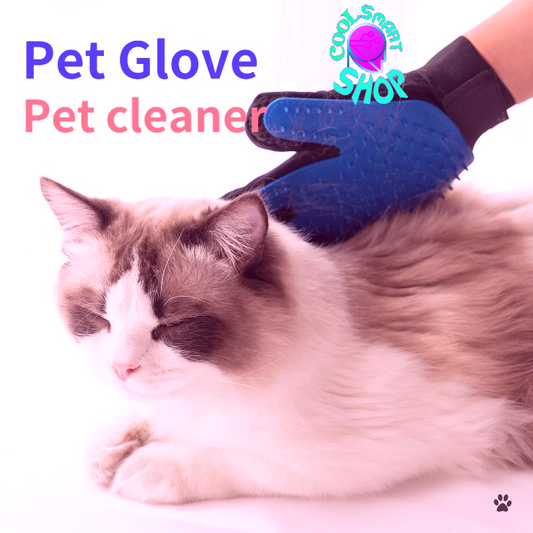 Pet Glove Cat Grooming Glove Cat Hair Deshedding Brush Remover Brush For Animal Gloves Dog Comb for Cats Bath Clean Massage Hair