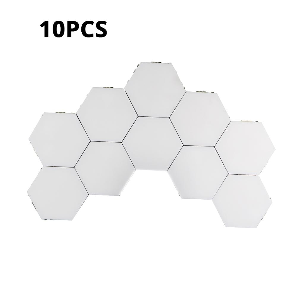 Quantum lamp LED Panel Light Magnetic Hexagons Modular Touch Sensitive sensor Lights DIY Wall Creative Decoration painel led 10pcs