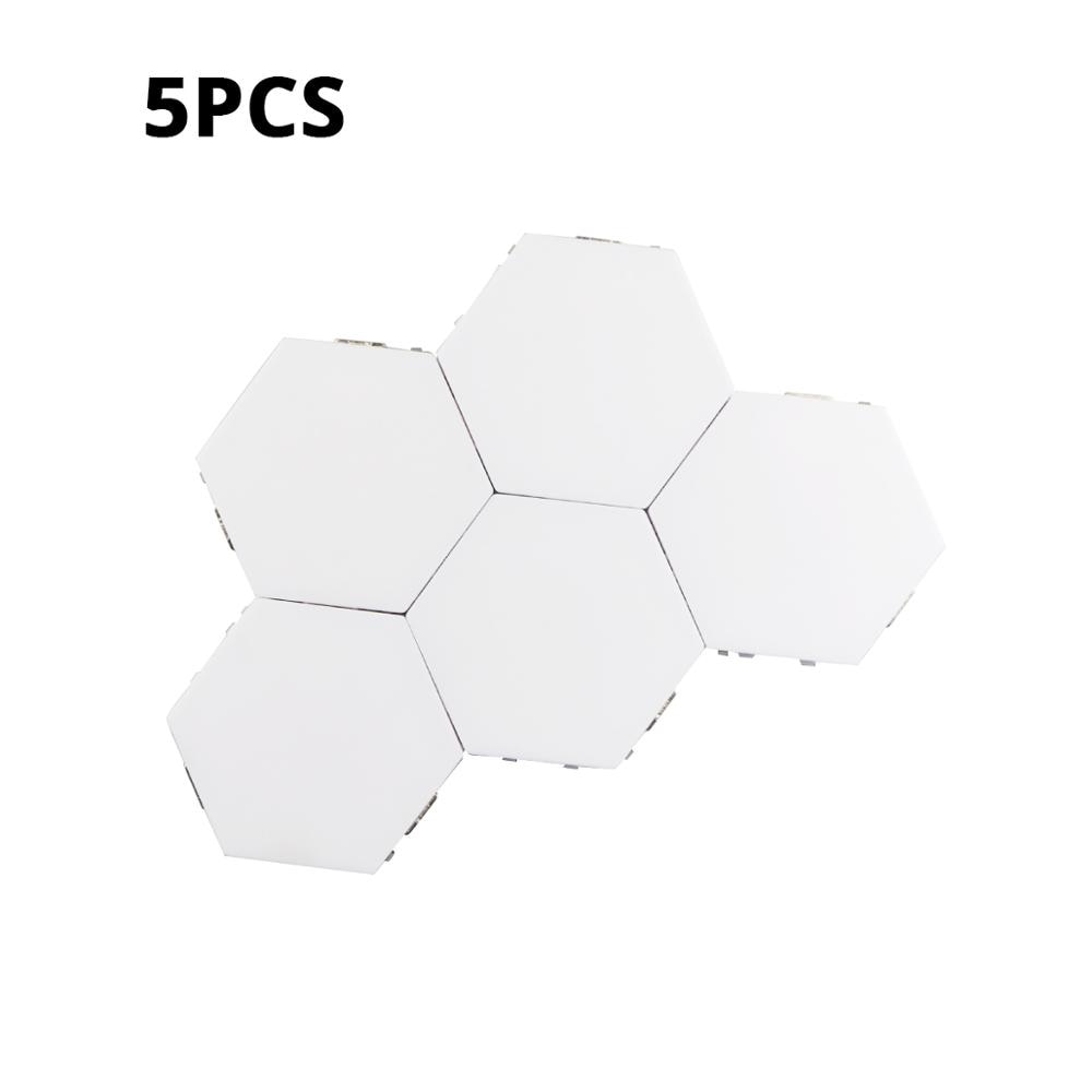 Quantum lamp LED Panel Light Magnetic Hexagons Modular Touch Sensitive sensor Lights DIY Wall Creative Decoration painel led 5pcs